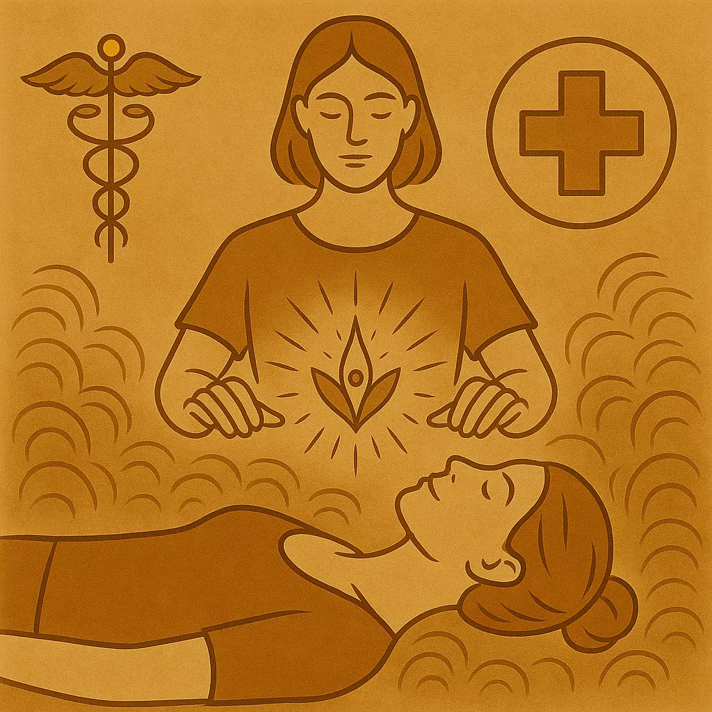 	Mains posées en Reiki Usui pour la circulation énergétique